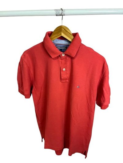 Tommy Hilfiger Red Polo Shirt #B3